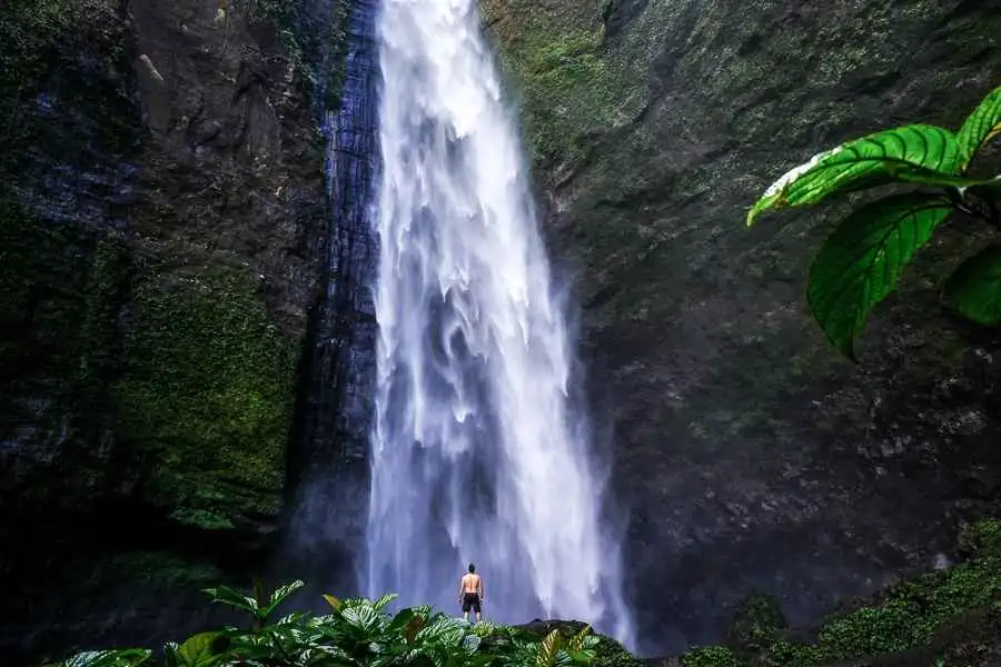 Kabut Pelangi Waterfall In East Java, Indonesia